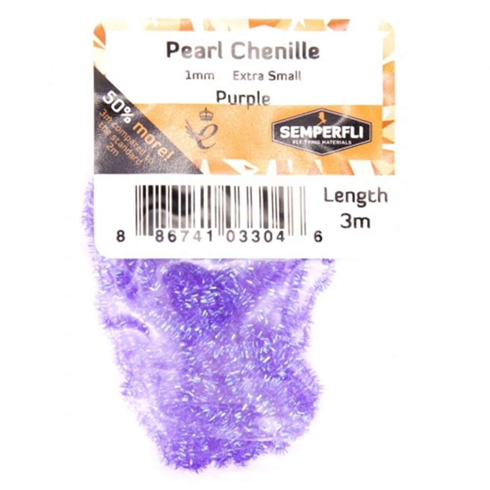 Pearl Chenille 1mm Purple