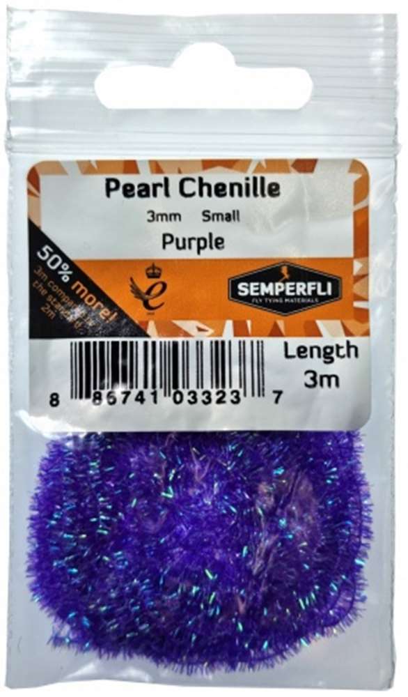 Pearl Chenille 3mm Purple