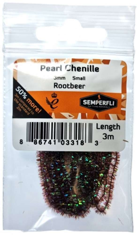 Pearl Chenille 3mm Rootbeer