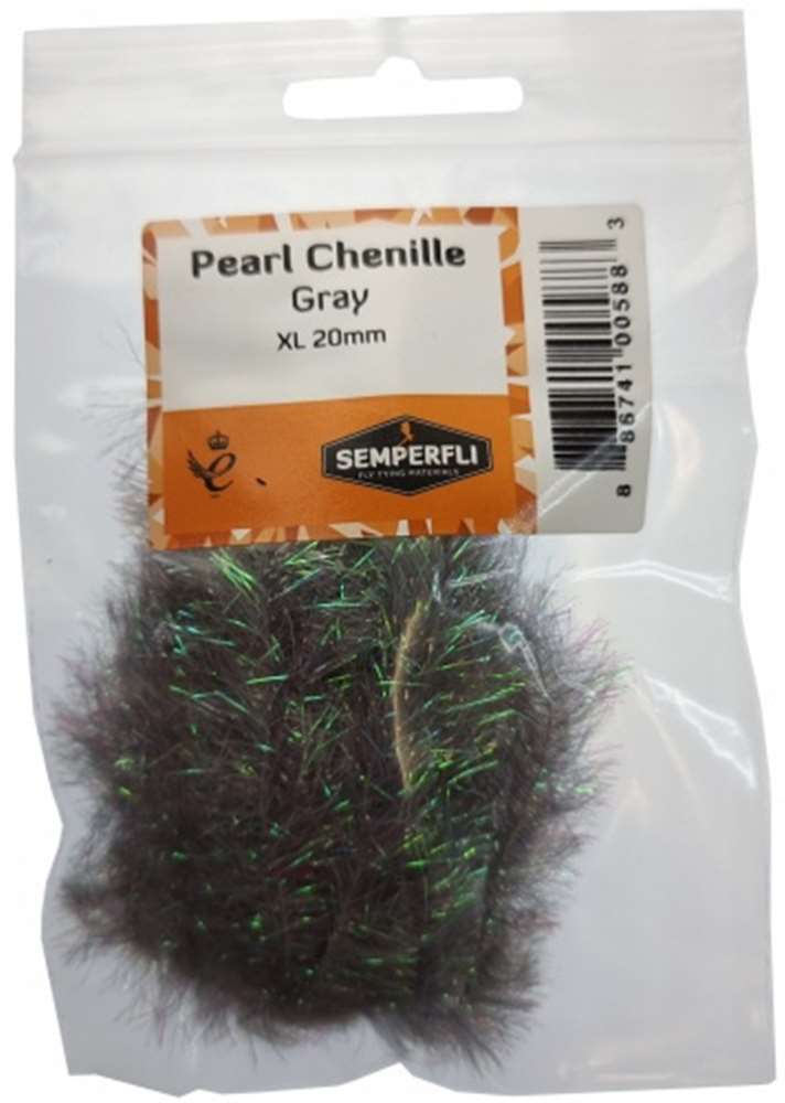 Pearl Chenille 20mm XL Gray