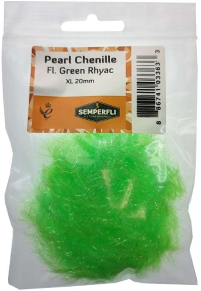 Pearl Chenille 20mm XL Fl Green Rhyac