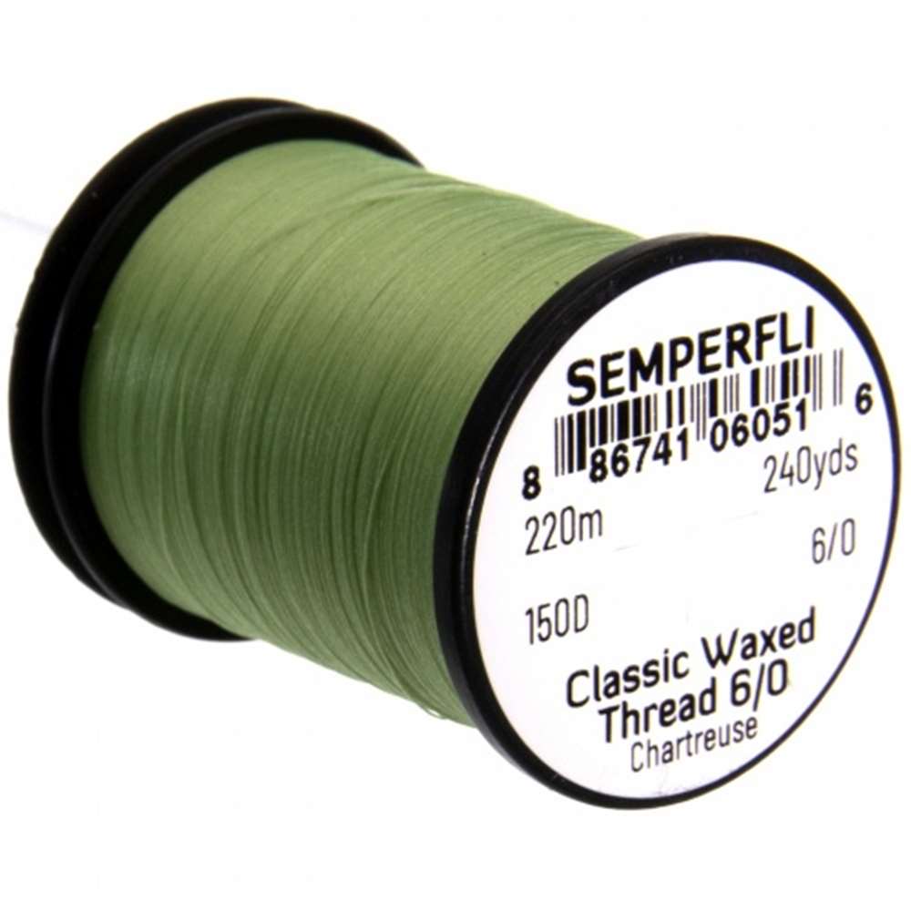 Classic Waxed Thread 6/0 240 Yards Chartreuse