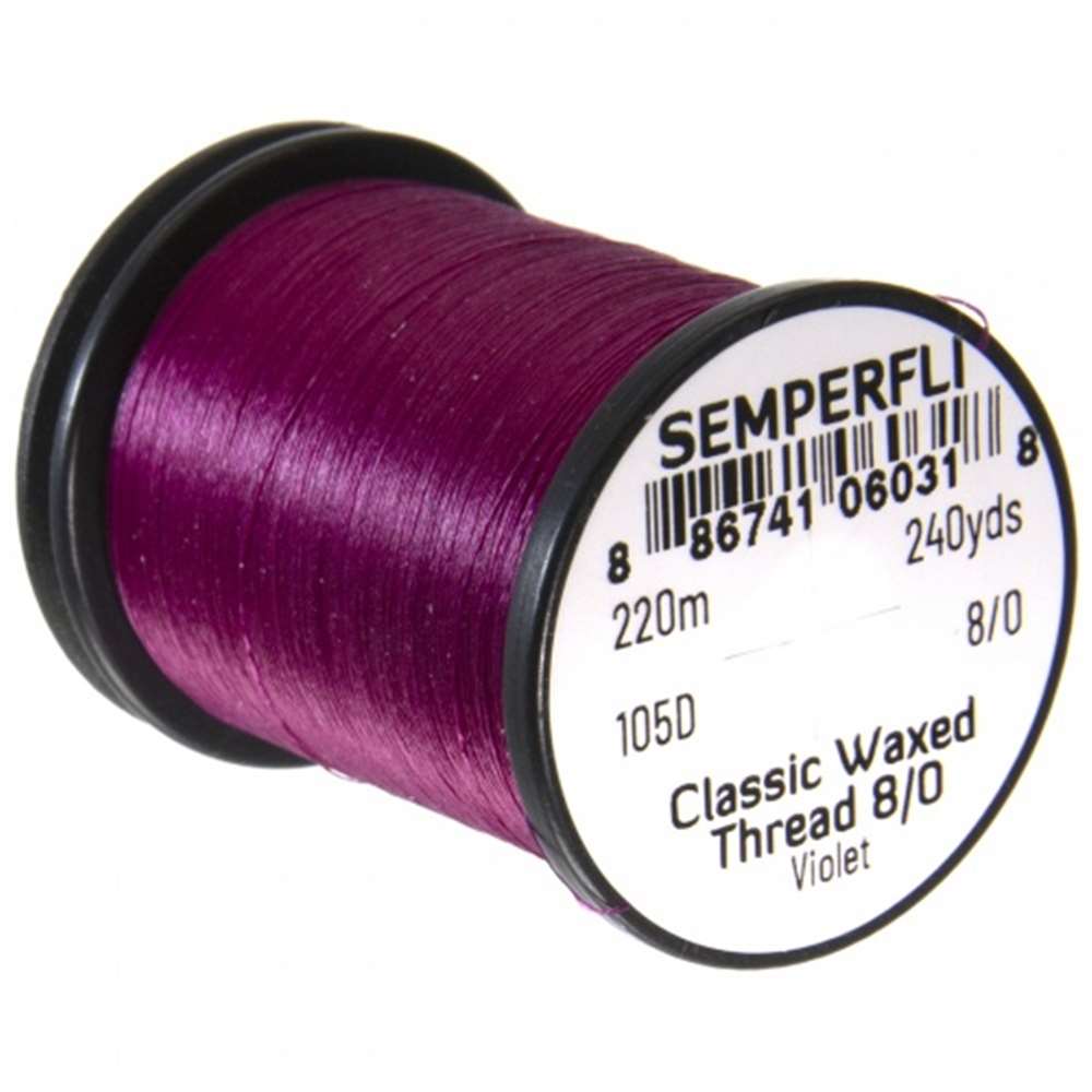 Classic Waxed Thread 8/0 240 Yards Violet