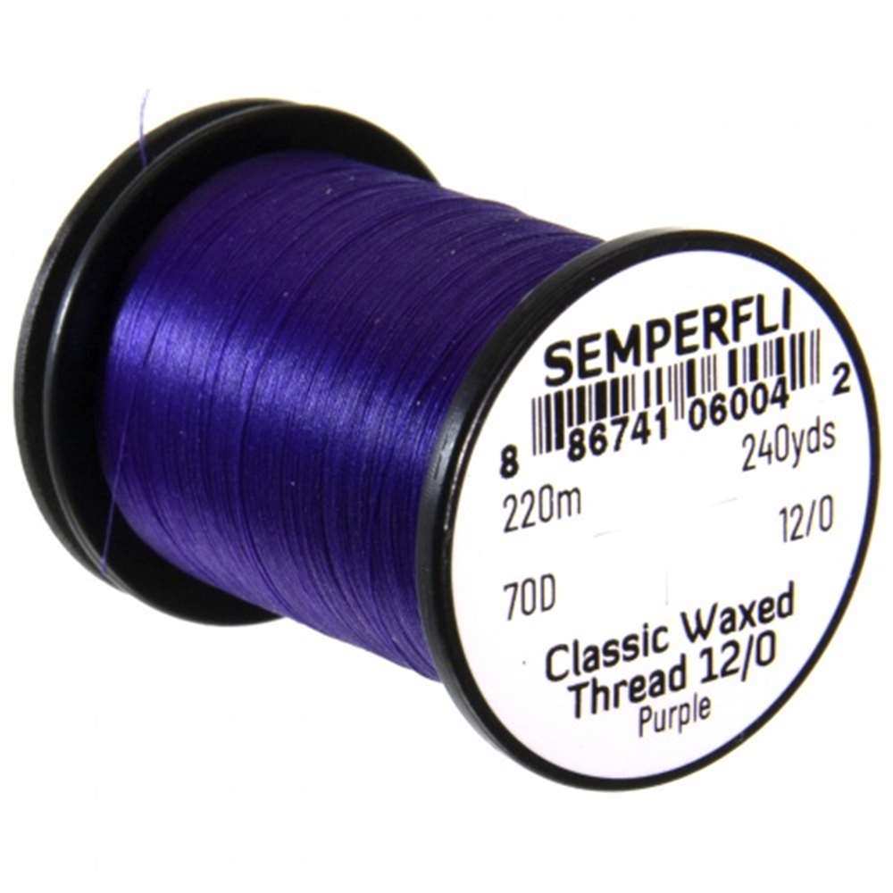 Classic Waxed Thread 12/0 240 Yards Purple