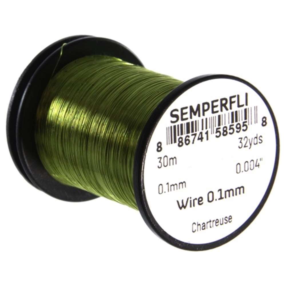 Wire 0.1mm Chartreuse
